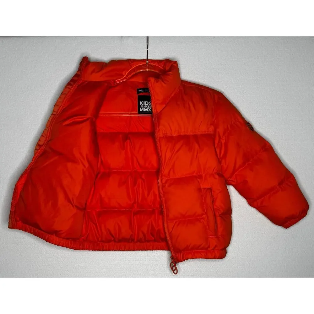 Zara Kids Lilmckimm MMXXI Neon Orange Unisex Snowsuit Set 5-6 years 2021